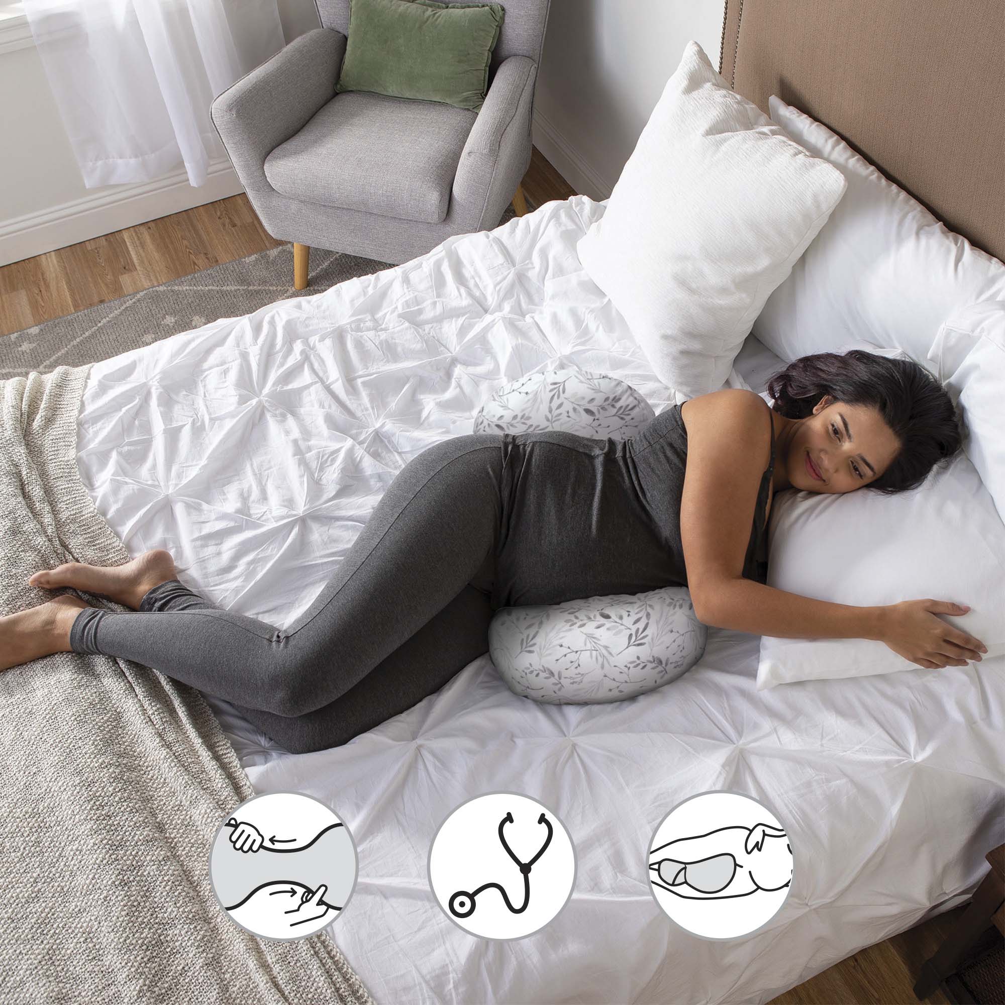 Side Sleeper Pregnancy Pillow - Image 5