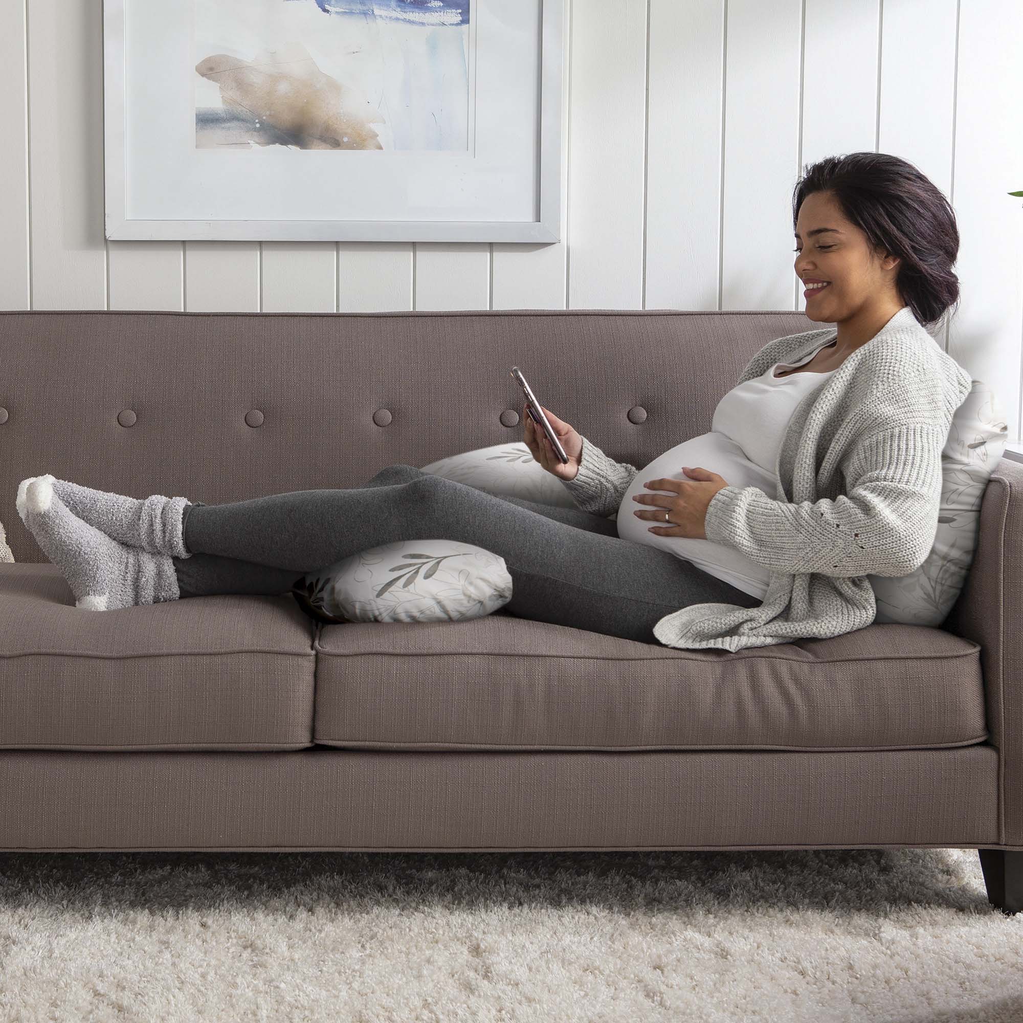 Total Body Pregnancy Pillow with Removable Pillow Cover - Image 10