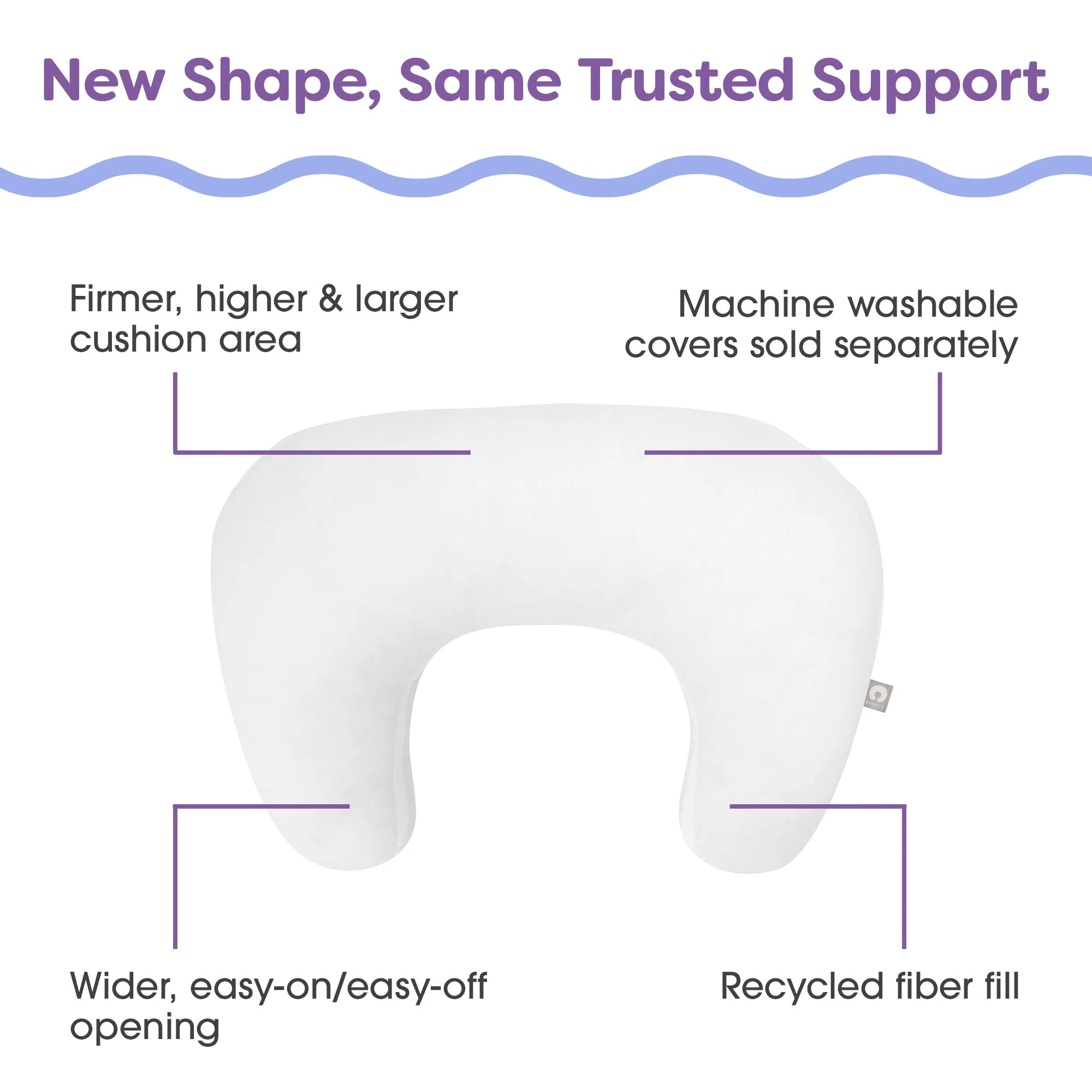 New Boppy® Bare Naked® Nursing Pillow - Image 3