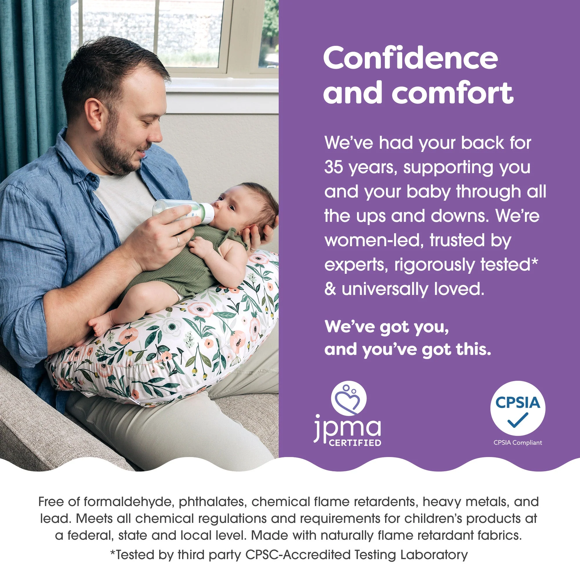 New Boppy® Bare Naked® Nursing Pillow - Image 5