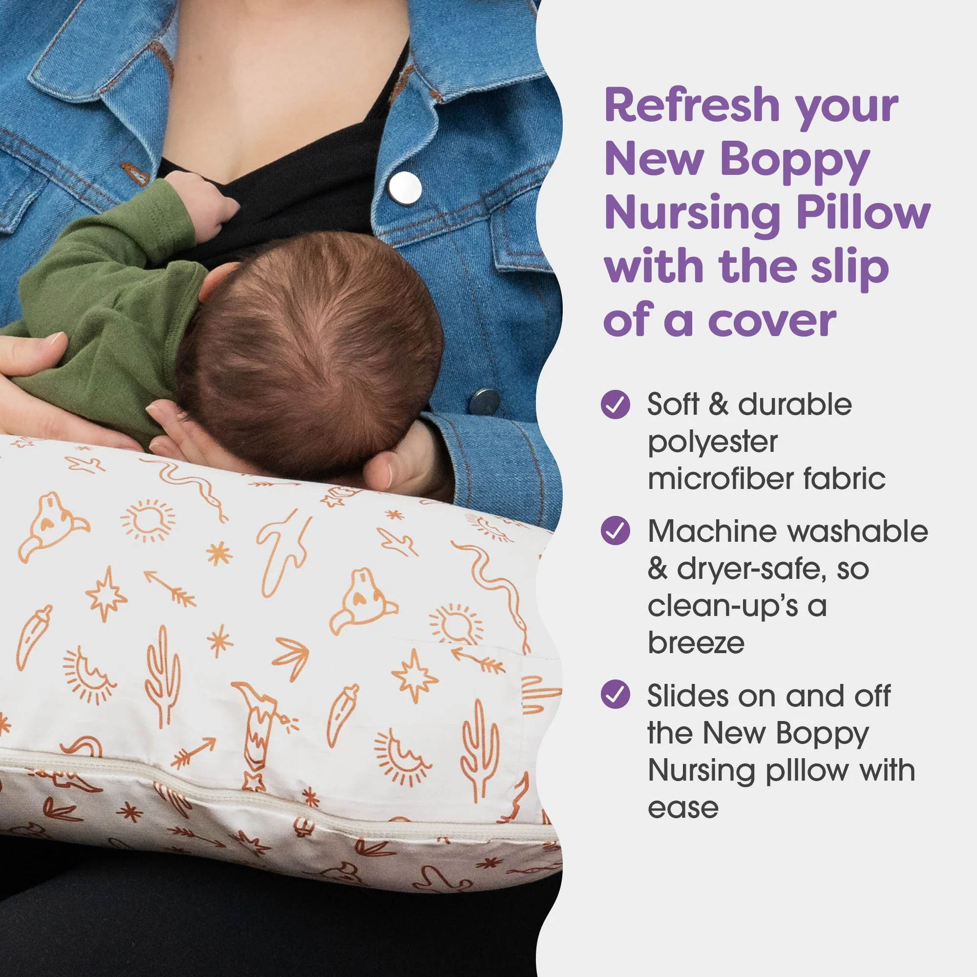 New Boppy Nursing Pillow Cover - Image 25