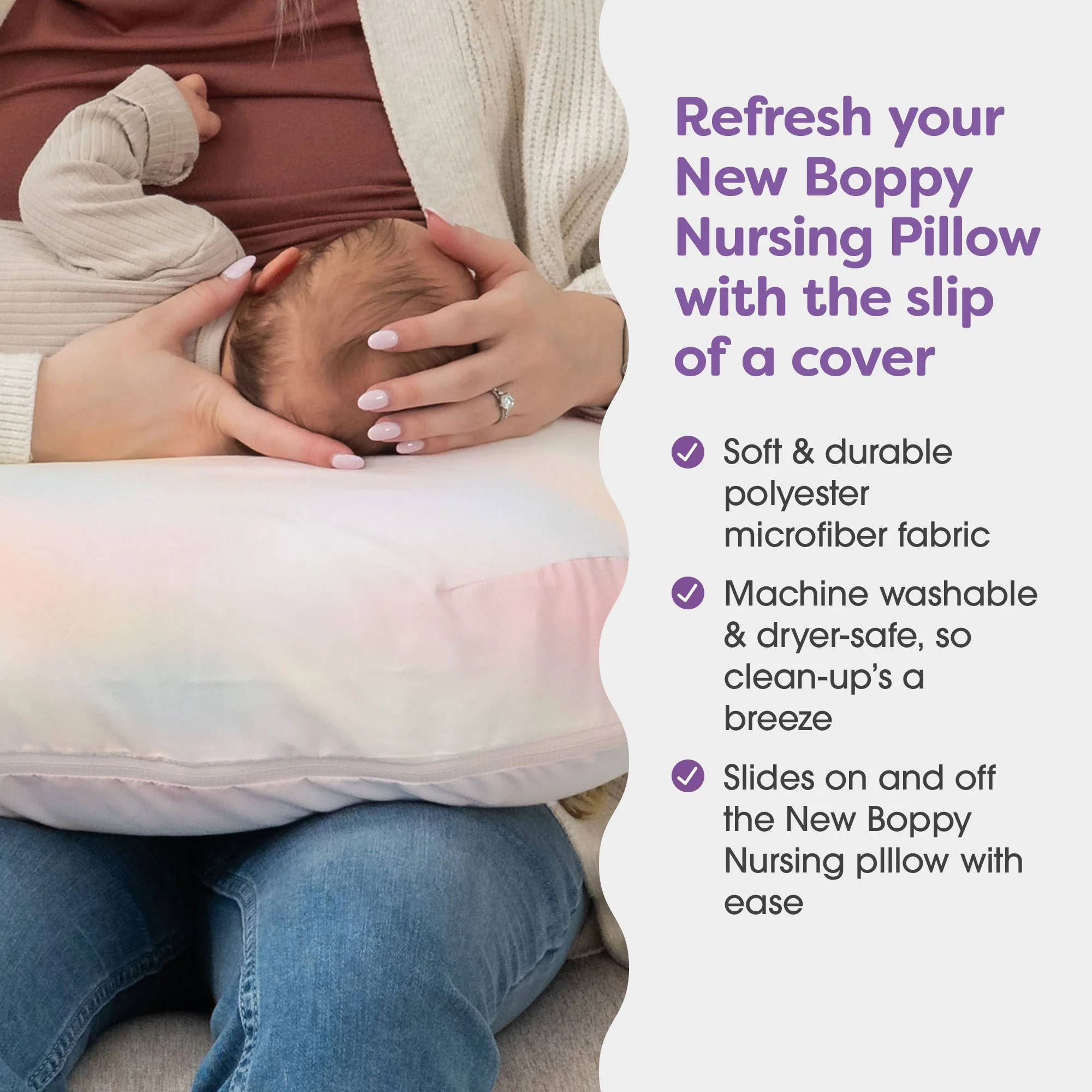 New Boppy Nursing Pillow Cover - Image 28