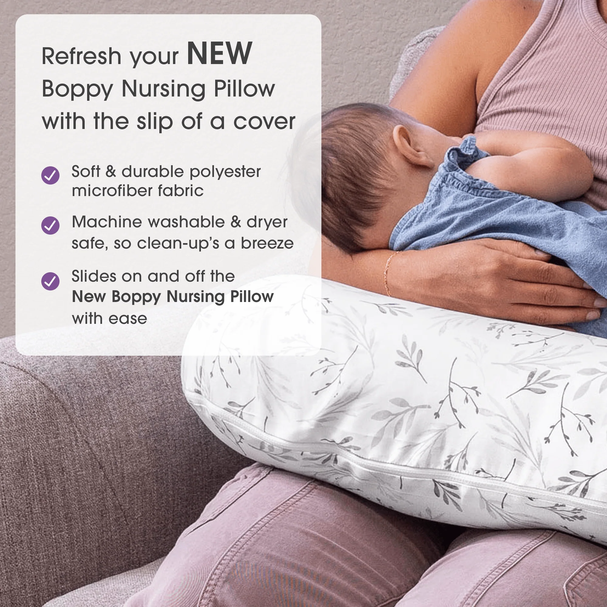 New Boppy Nursing Pillow Cover - Image 3