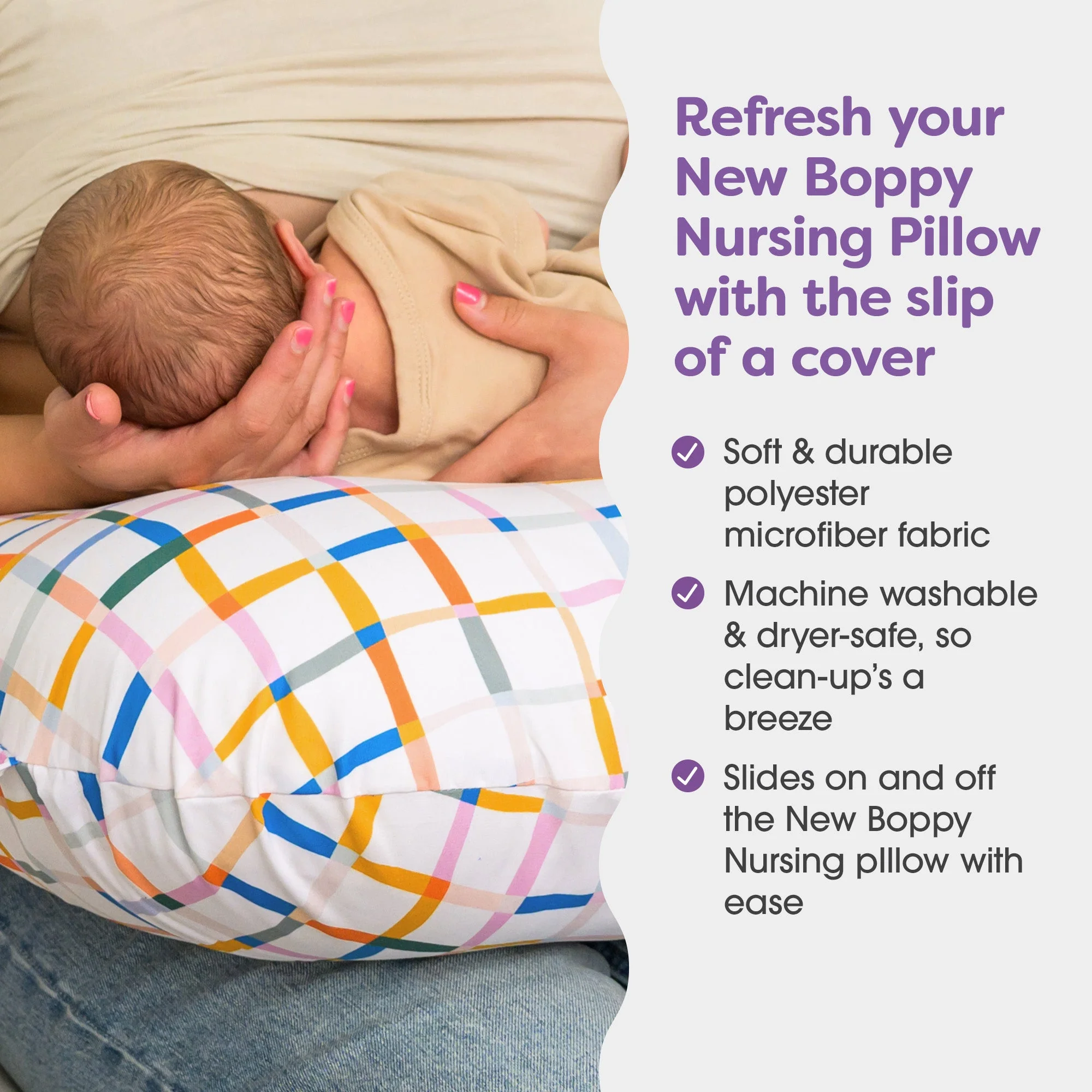 New Boppy Nursing Pillow Cover - Image 37