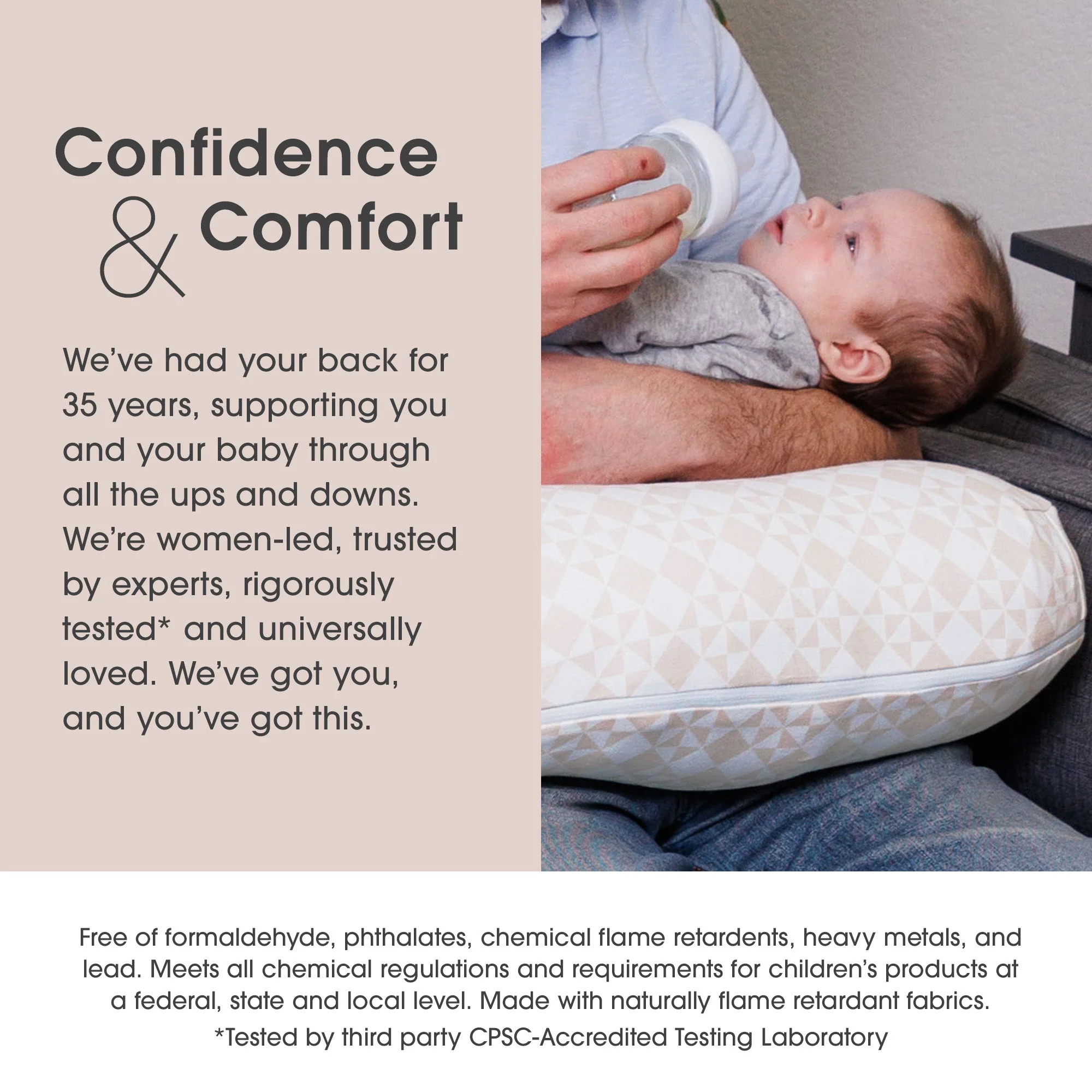 New Boppy Nursing Pillow Organic Cotton Cover - Image 10